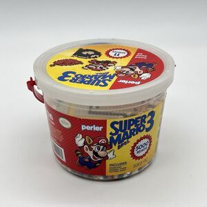 New Super Mario Bros. 3 bucket of beads fused bead kit crafts Perler 5000 beads